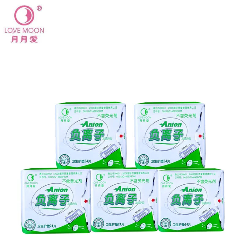5Packs Feminine Sanitary Pads Menstrual Panties Disposable Hygiene Product Towels Long Night Period Hygienic Night Period Gasket