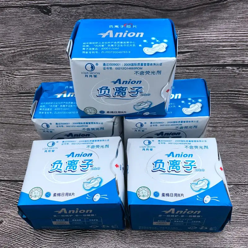 5Packs Feminine Sanitary Pads Menstrual Panties Disposable Hygiene Product Towels Long Night Period Hygienic Night Period Gasket