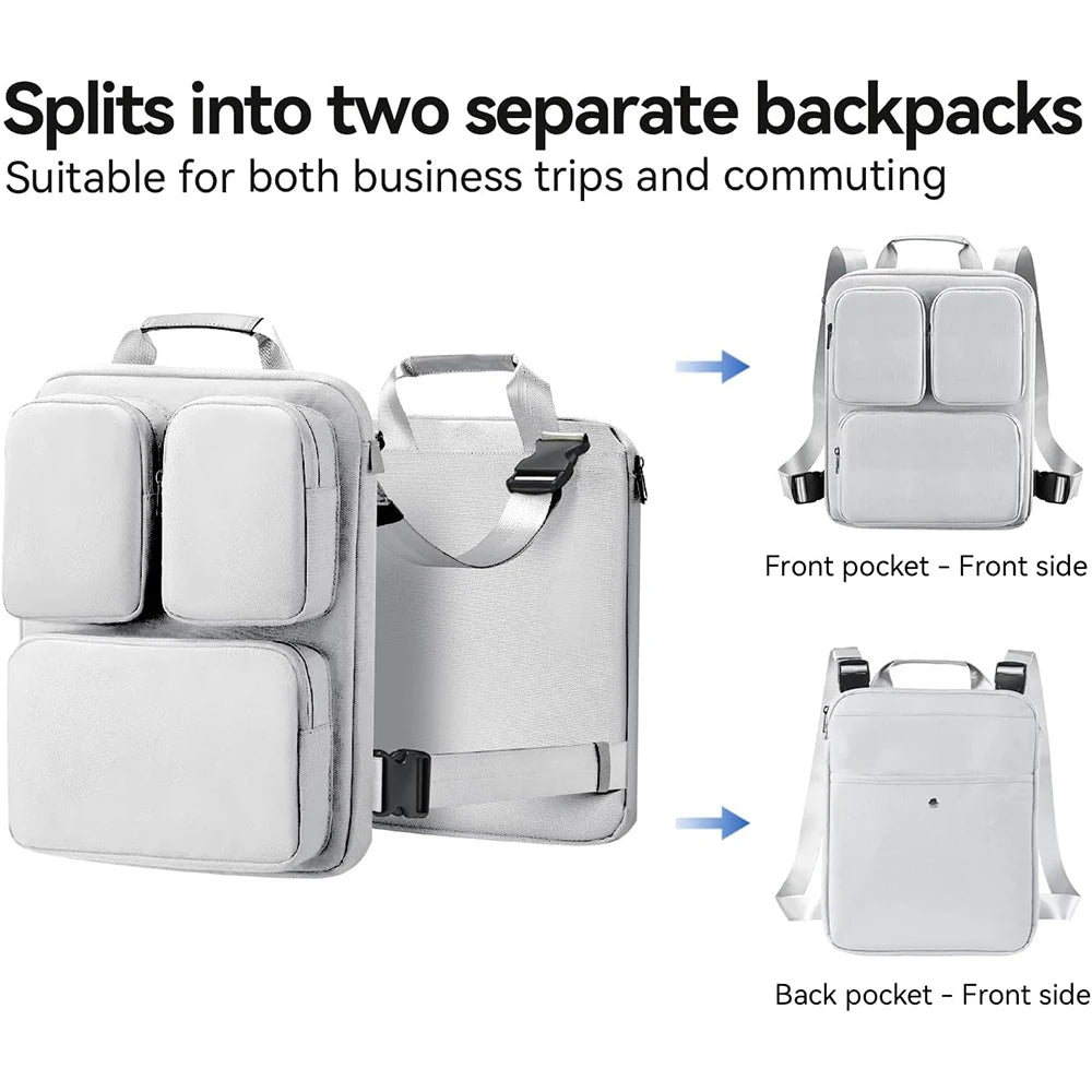 External Luggage Bag for Luggage Travel Organizer Storage Bag Lightweight 15.6-inch Laptop Handbag Suitcase Additional Vest Bag