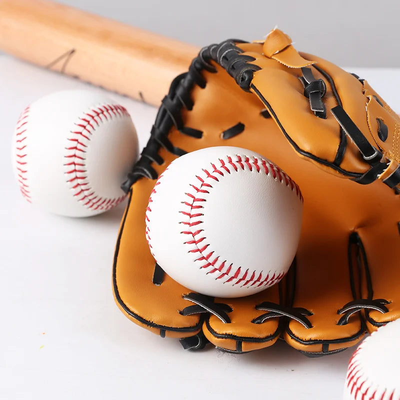 12 Pcs Nine inches Baseball Softball Hardball Training Balls Handmade Baseballs Hard&Soft Baseball Outdoor Practice Team Game