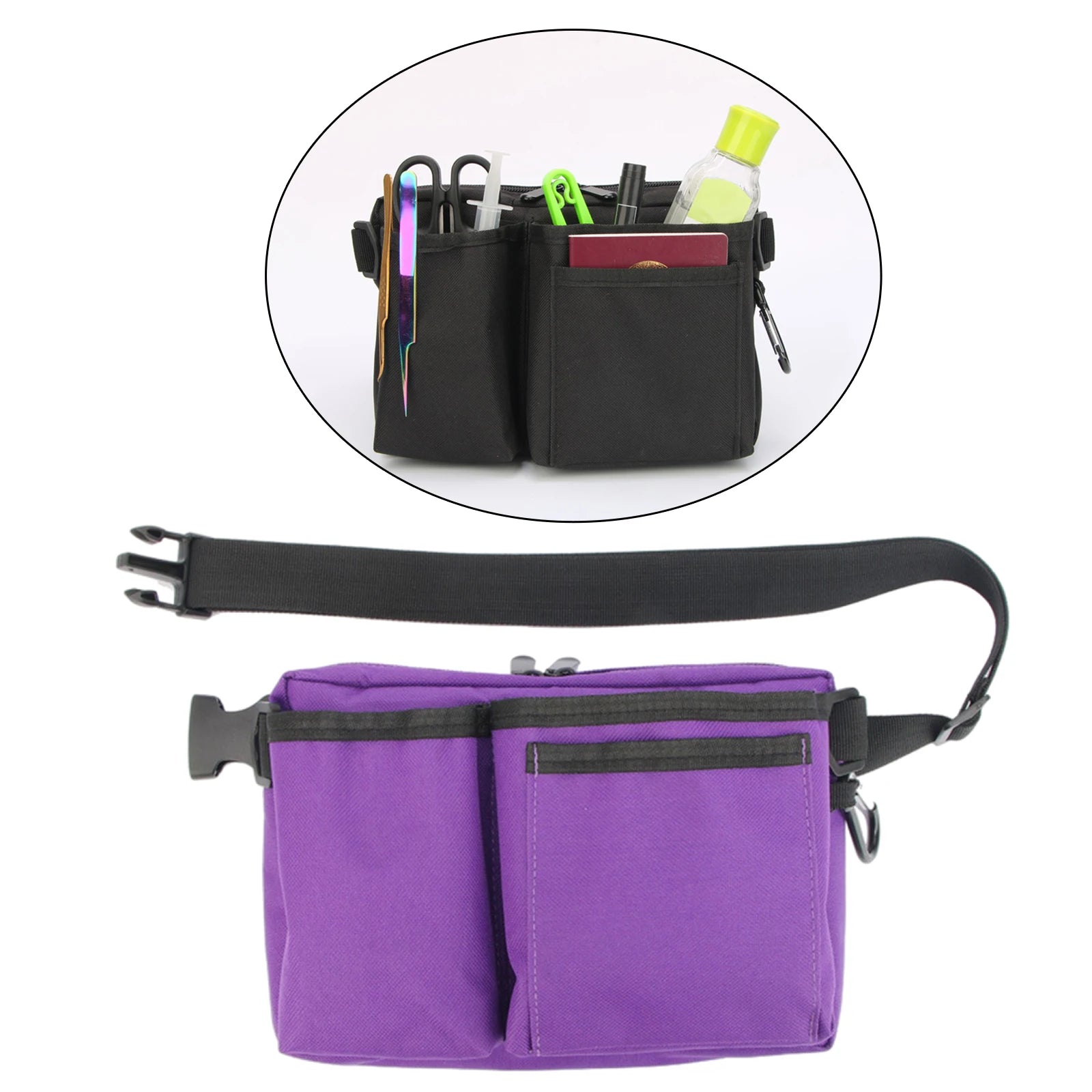 Nurse Fanny Pack Stethoscopes Durable Emergency Supplies Medical Gear Pocket Multiple Pockets Nurse Tool Waist Bag Vet Nurse
