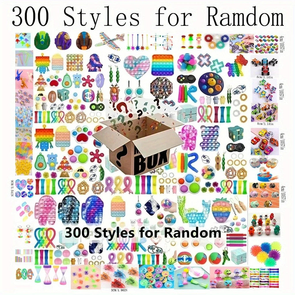 1-100pcs Random Fidget Toys Mystery Gifts Pack Surprise bag Fidget Set Antistress Relief Toys for kids party christmas