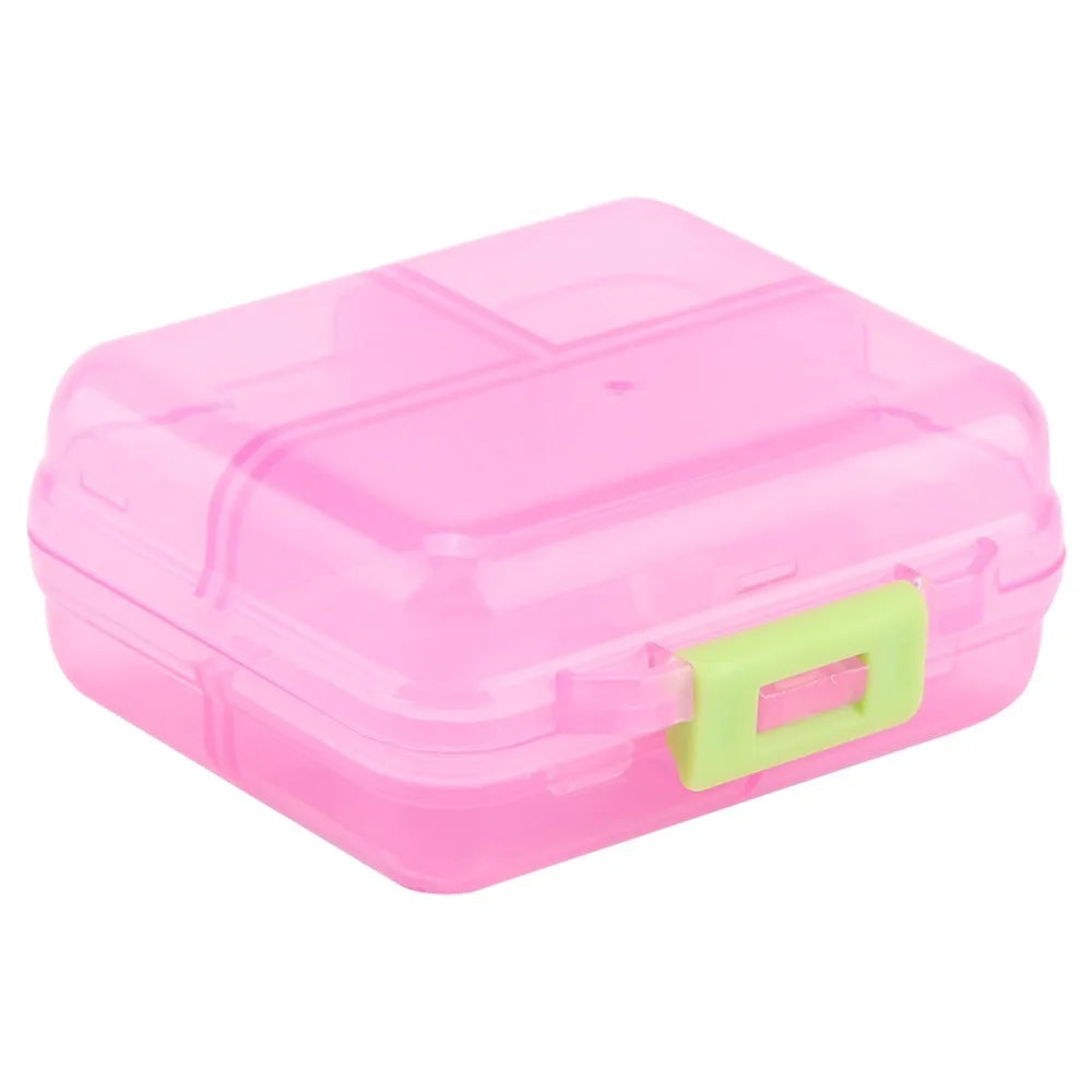 7 Grids Design Pill Box Organizer Subpackage Compartments Compact Medicine Tablet Box Sealing Cover Durable Weekly Pill Box