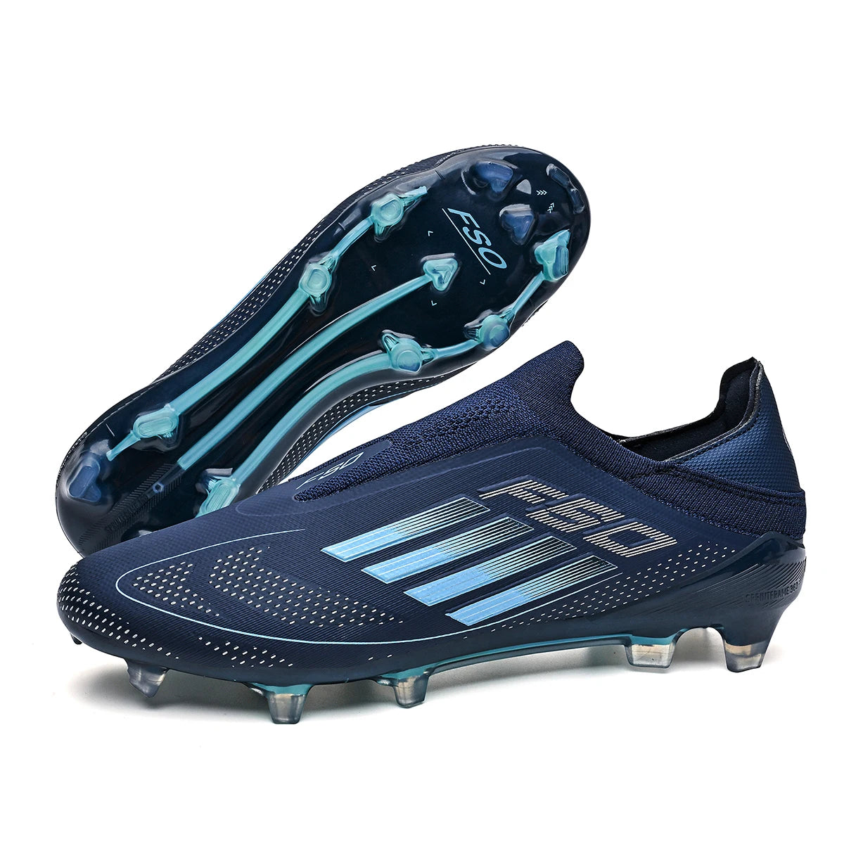 New Men Soccer Shoes Cleats Football Boots Non Slip Match Training Outdoor Sport Boys Breathable Adult Long Spikes Comfortable