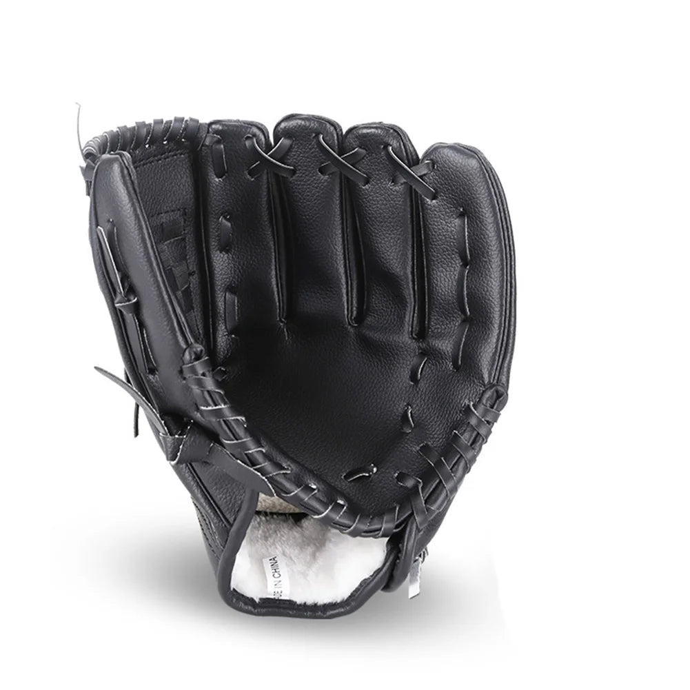 1pc Baseball&Softball Left Hand Gloves, 12.5in, Durable PU Leather, Gloves for Baseball Training and Games, Right Hand Throw