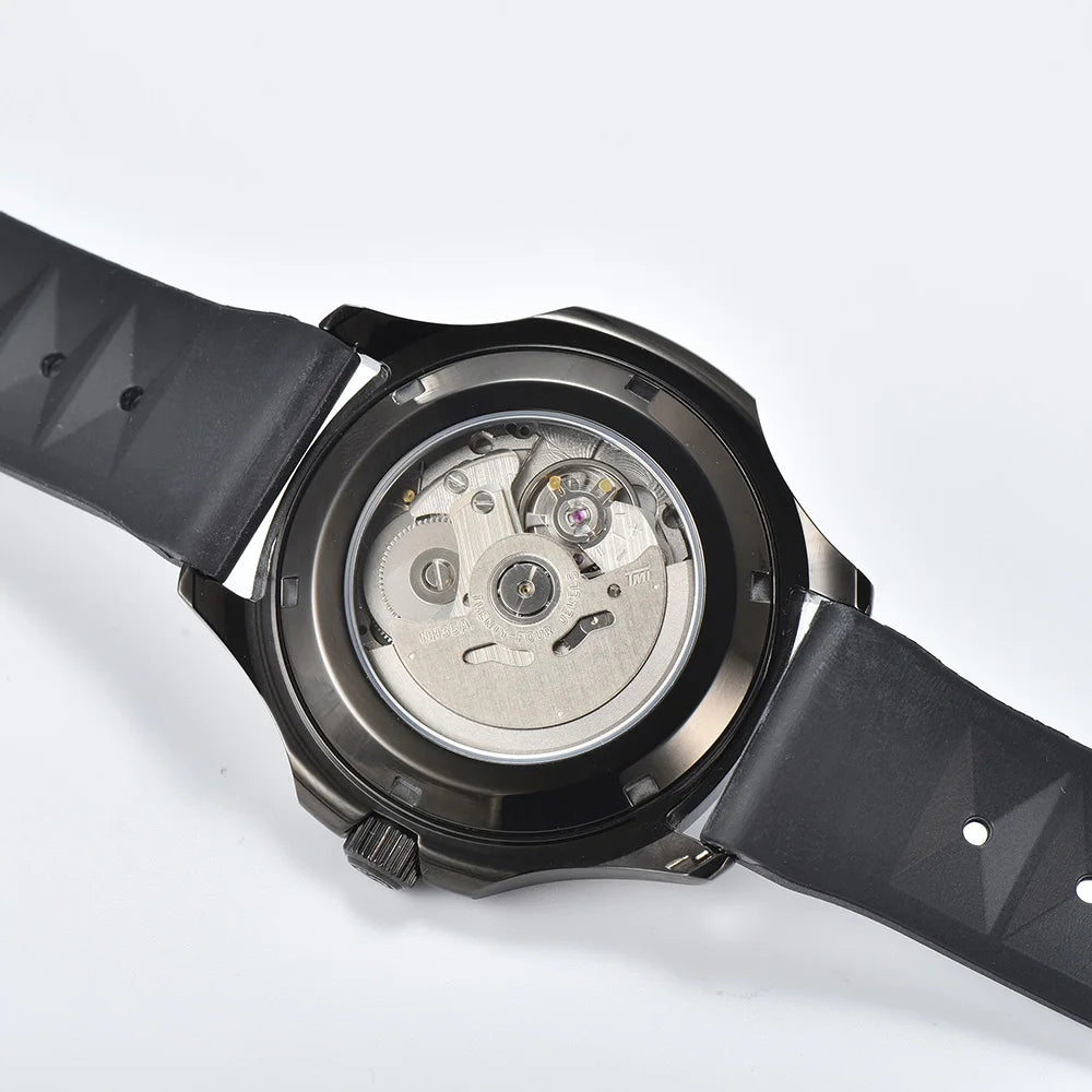 OUMASHI Grenade Men's Watch 42mm NH35A Automatic Luxury Watch with Movement Sapphire Glass Stainless Steel Case Waterproof Watch