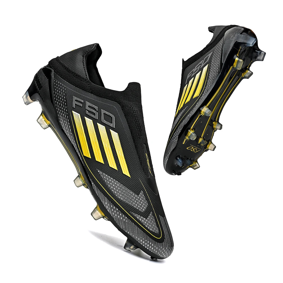 New Men Soccer Shoes Cleats Football Boots Non Slip Match Training Outdoor Sport Boys Breathable Adult Long Spikes Comfortable