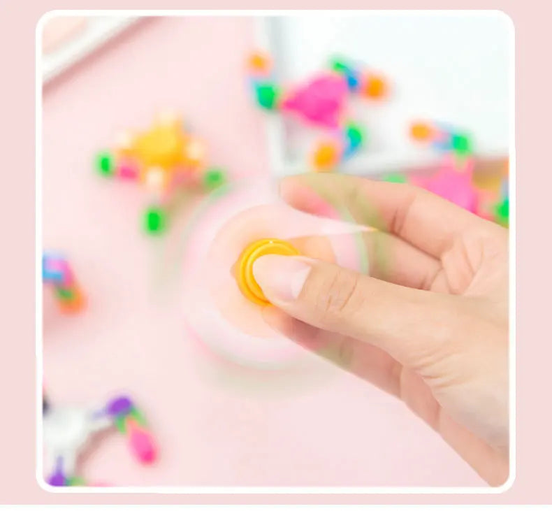 Fun Fidget Spinner Stress Relief Toys for Kids Birthday Party Gifts Souvenirs Kindergarten Back To School Pack Boys Girls Prizes