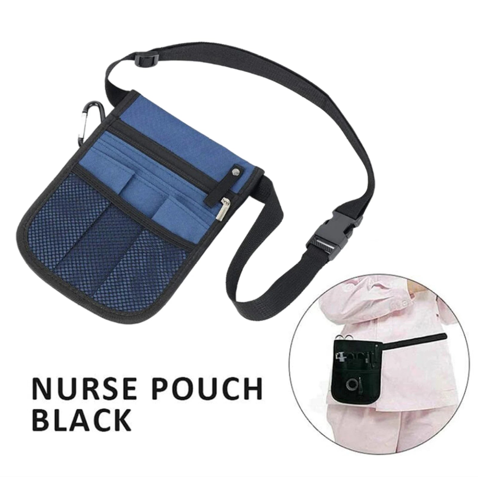 Nurse Fanny Pack Stethoscopes Durable Emergency Supplies Medical Gear Pocket Multiple Pockets Nurse Tool Waist Bag Vet Nurse