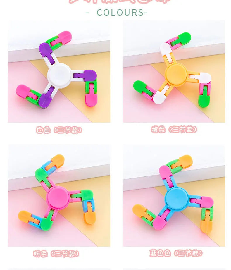Fun Fidget Spinner Stress Relief Toys for Kids Birthday Party Gifts Souvenirs Kindergarten Back To School Pack Boys Girls Prizes