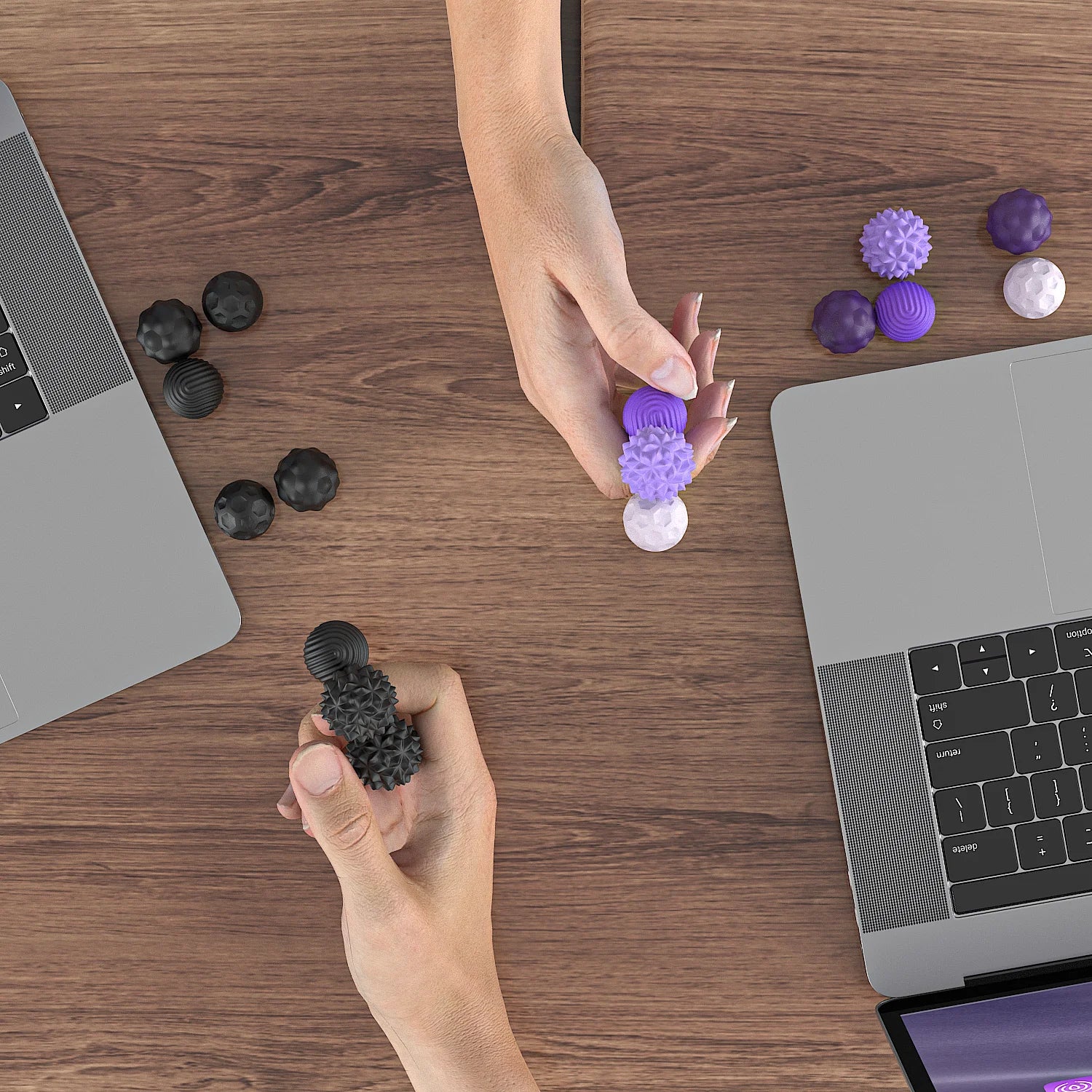 Magnetic Balls Fidget Toy,EDC Anti Stress Relief Toy Antistress Anxiety Sensory Magnet Fidgeting for Adult Kids Autism ADHD Gift