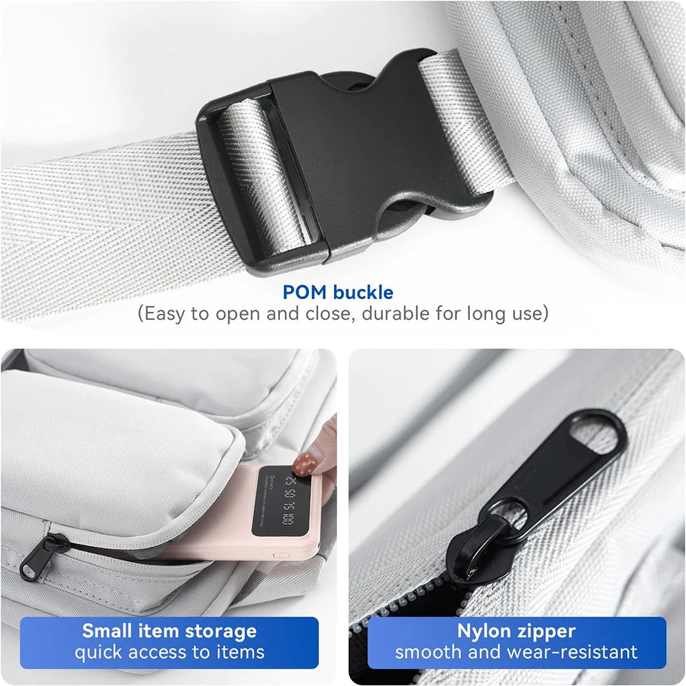 External Luggage Bag for Luggage Travel Organizer Storage Bag Lightweight 15.6-inch Laptop Handbag Suitcase Additional Vest Bag
