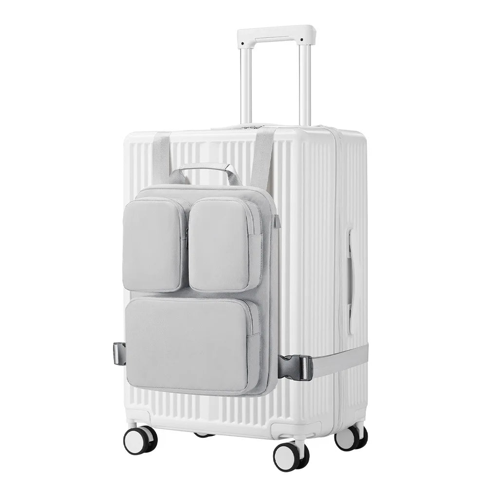 External Luggage Bag for Luggage Travel Organizer Storage Bag Lightweight 15.6-inch Laptop Handbag Suitcase Additional Vest Bag