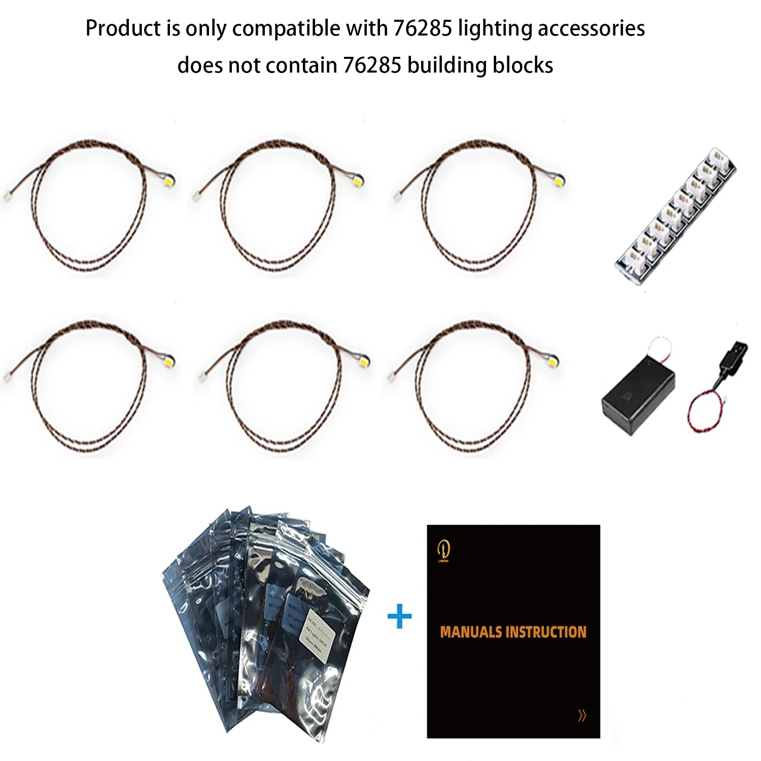 Led Lighting Kit for LEGO-76285,Compatible with Lego Mask Model,Only Light kit Not Include The Lego Set