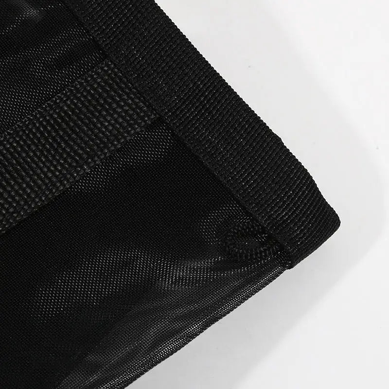 Laundry Hamper Nylon Mesh Laundry Basket Suitable for Bedroom Bathroom  Portable Independent Foldable Dirty Clothes Storage Bag