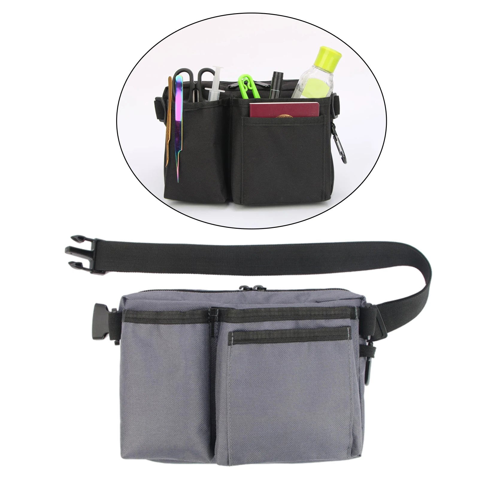 Nurse Fanny Pack Stethoscopes Durable Emergency Supplies Medical Gear Pocket Multiple Pockets Nurse Tool Waist Bag Vet Nurse