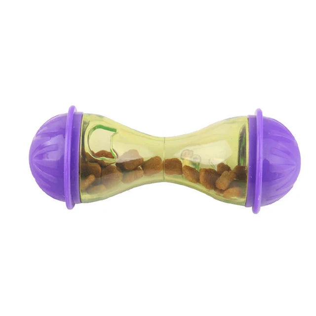 Cat Food Leakage Toys Interactive Food Funnel Plastic Cat Food Dispenser Mouse Ball Shape Tumbler Puzzle Training  Pet Supplies