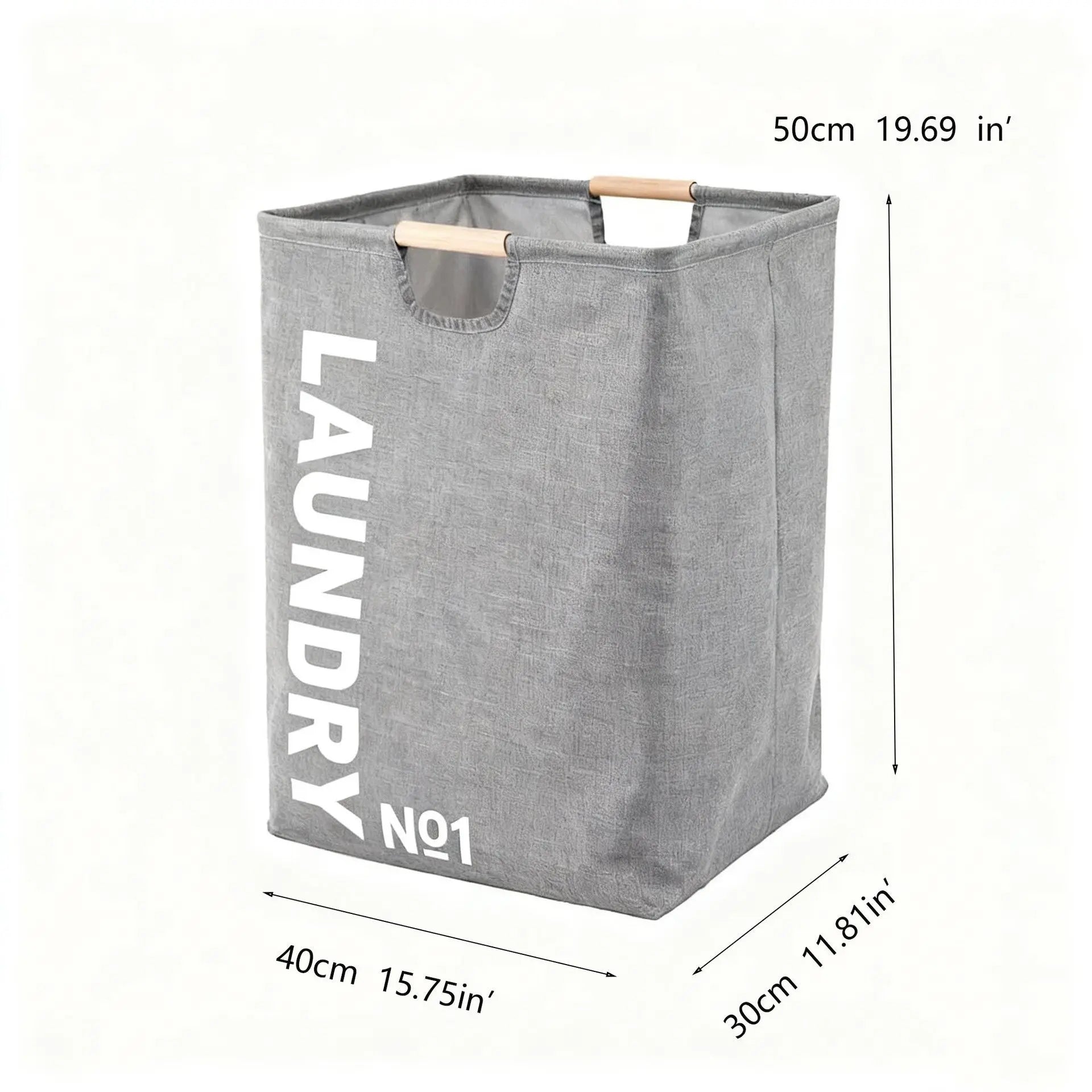 Large Laundry Hamper Clothes Hamper for Laundry Foldable Laundry Basket with Handle Cotton Fabric Storage Bin for Clothes Toys