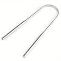 1pc U-Shaped Tongue Cleaner Tongue Scraper Stainless Steel Oral Cleaning Tongue Brush, Personal Care Christmas Gift