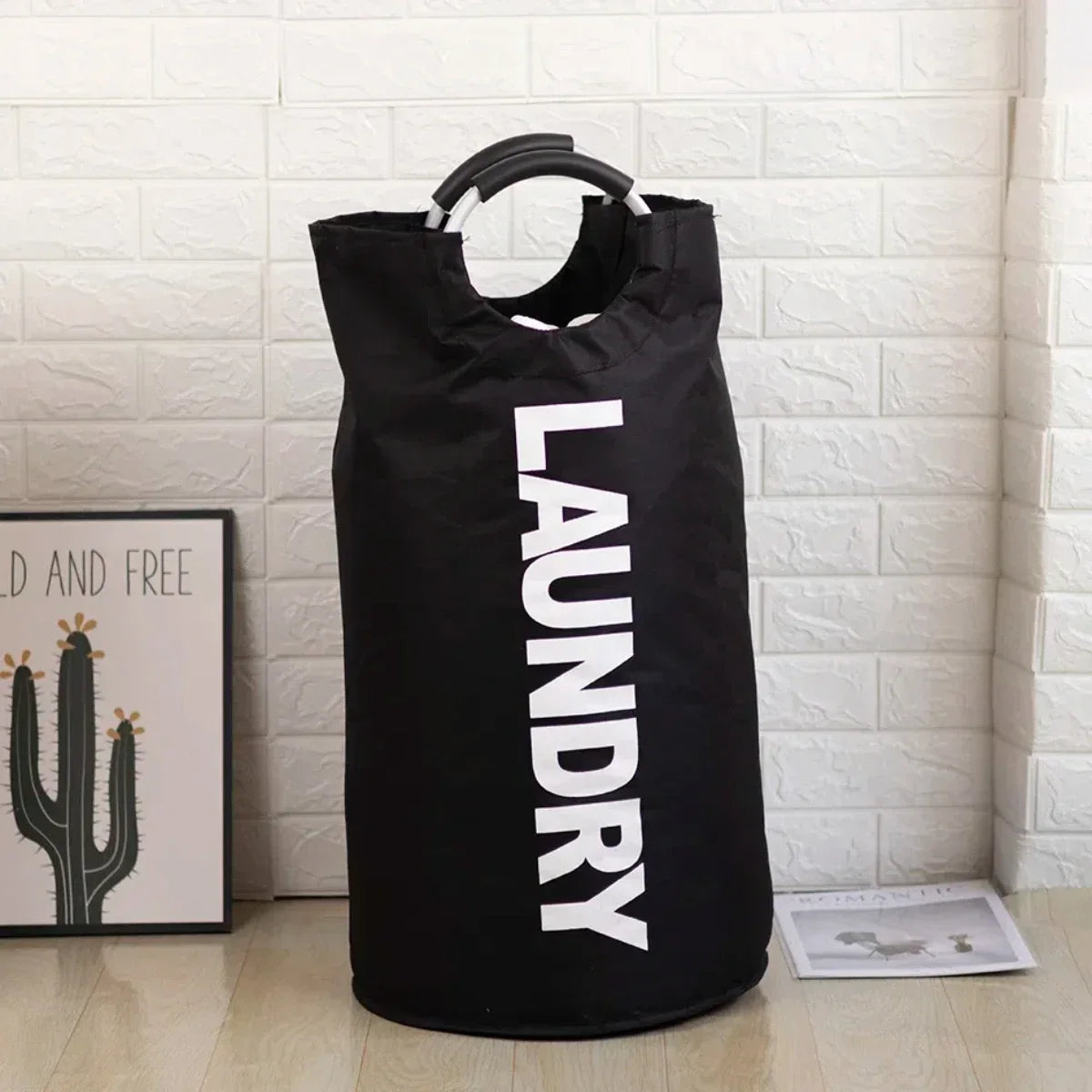 Large-capacity Laundry Hamper Bag With Handle Dirty Clothes Basket Bathroom Dirty Clothes Organizer Toys Storage Basket