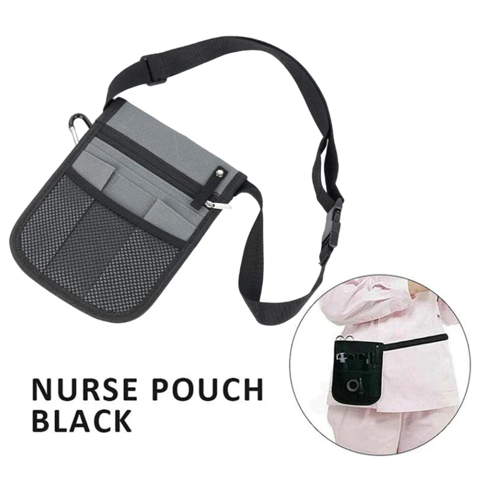Nurse Fanny Pack Stethoscopes Durable Emergency Supplies Medical Gear Pocket Multiple Pockets Nurse Tool Waist Bag Vet Nurse