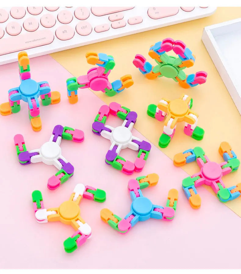Fun Fidget Spinner Stress Relief Toys for Kids Birthday Party Gifts Souvenirs Kindergarten Back To School Pack Boys Girls Prizes