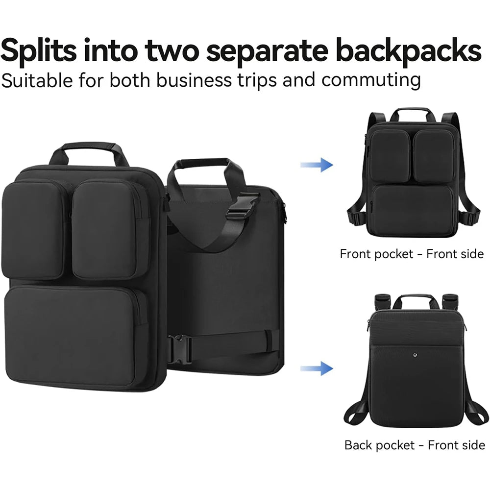 External Luggage Bag for Luggage Travel Organizer Storage Bag Lightweight 15.6-inch Laptop Handbag Suitcase Additional Vest Bag