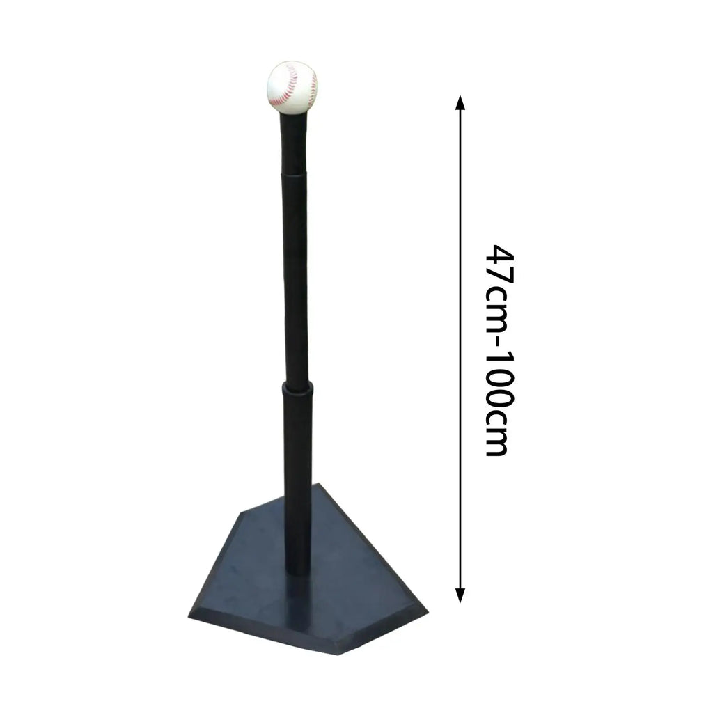 Baseball Batting Tee Equipment Multipurpose Practice Batting Tee Stand for Training Camps Stadiums Teams Outdoor Activity Gym