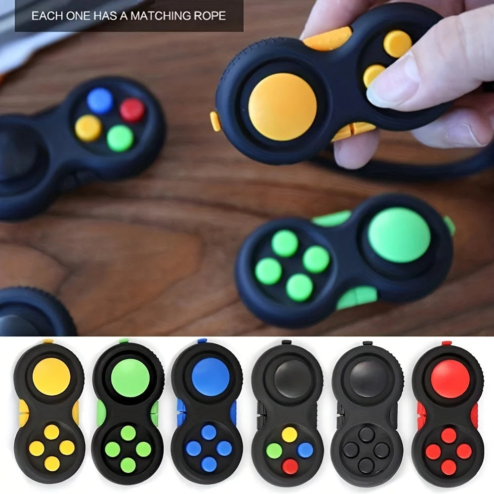 Fidget Pad Retro Classic Fidget Controller Handheld Fidget Game Controller Fun Fidget Pad Packs Classic Fidget Toys
