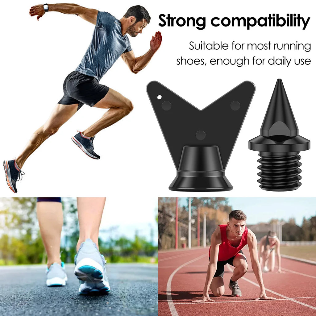 100Pcs Track Spikes Set Steel Wear Resistant Shoe Spikes Replacement Anti Slip Lightweight Sneakers Running Hiking Spikes