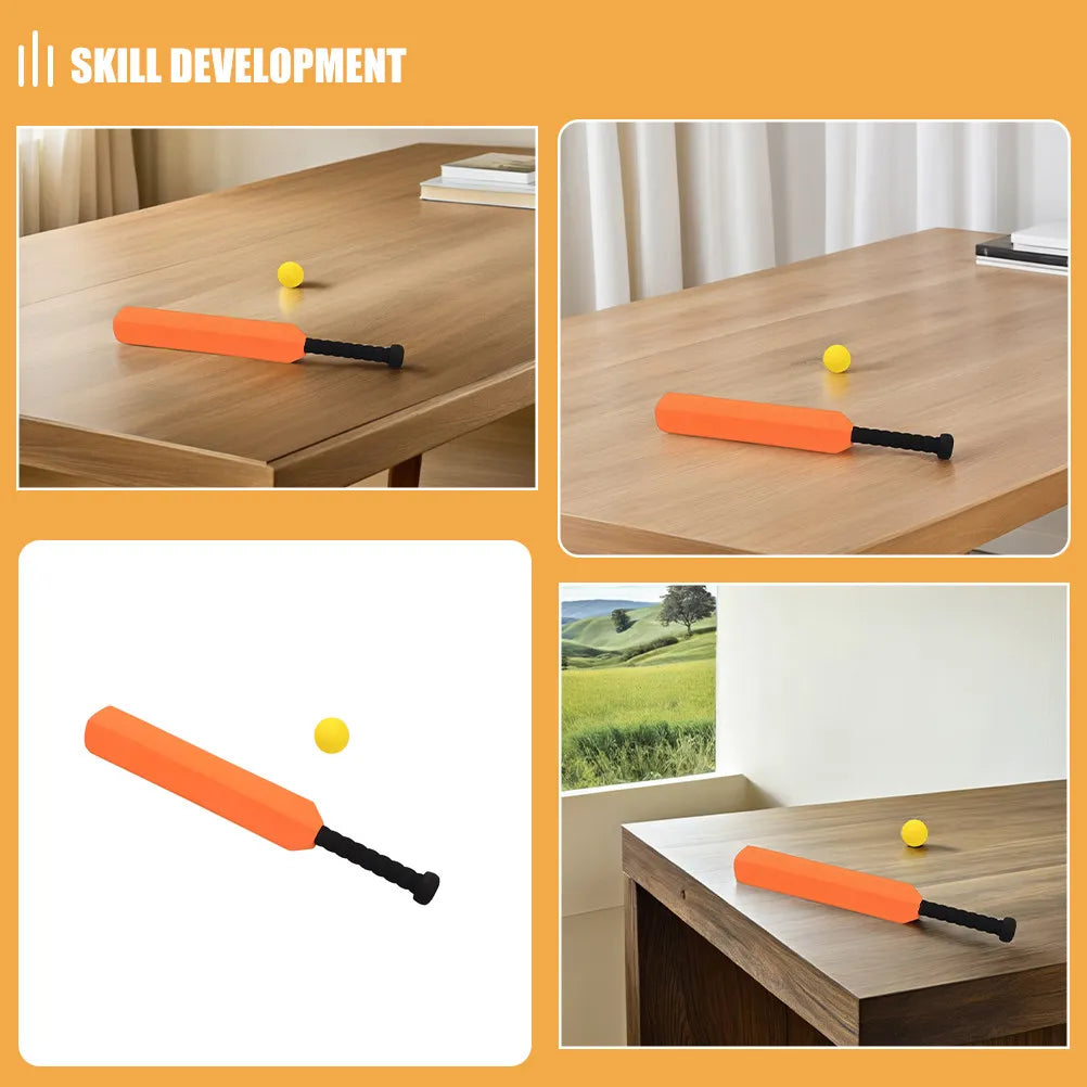 2Set Cricket Bat Baseball Set Indoor Outdoor Play Parent Bonding Skill Development Safe Reliable Beginner Friendly