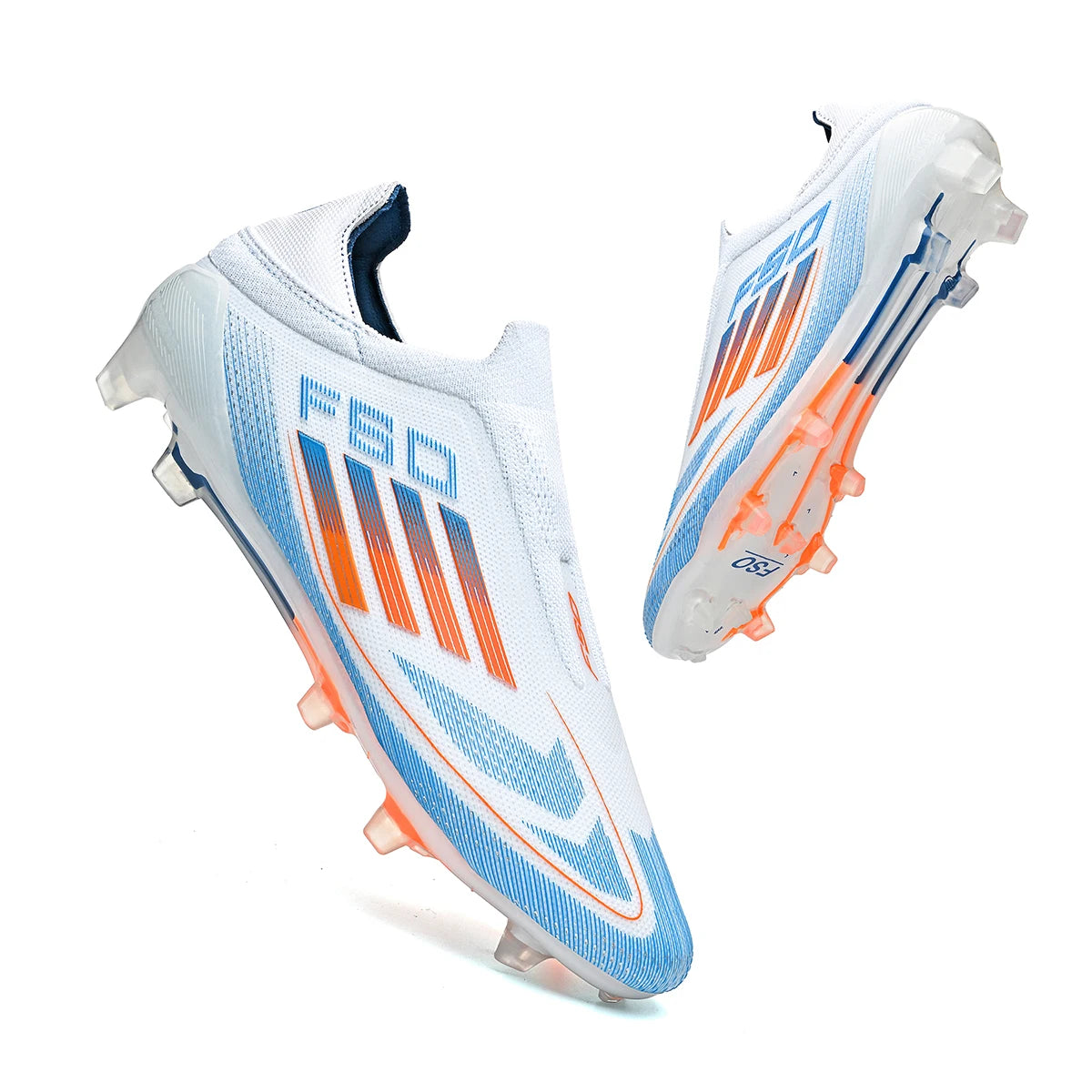 New Men Soccer Shoes Cleats Football Boots Non Slip Match Training Outdoor Sport Boys Breathable Adult Long Spikes Comfortable