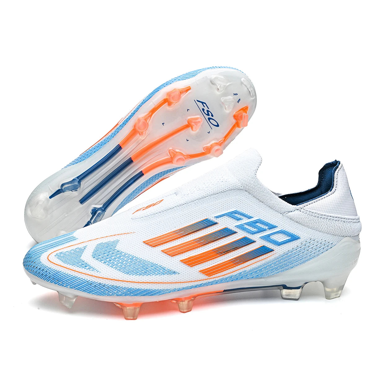 New Men Soccer Shoes Cleats Football Boots Non Slip Match Training Outdoor Sport Boys Breathable Adult Long Spikes Comfortable