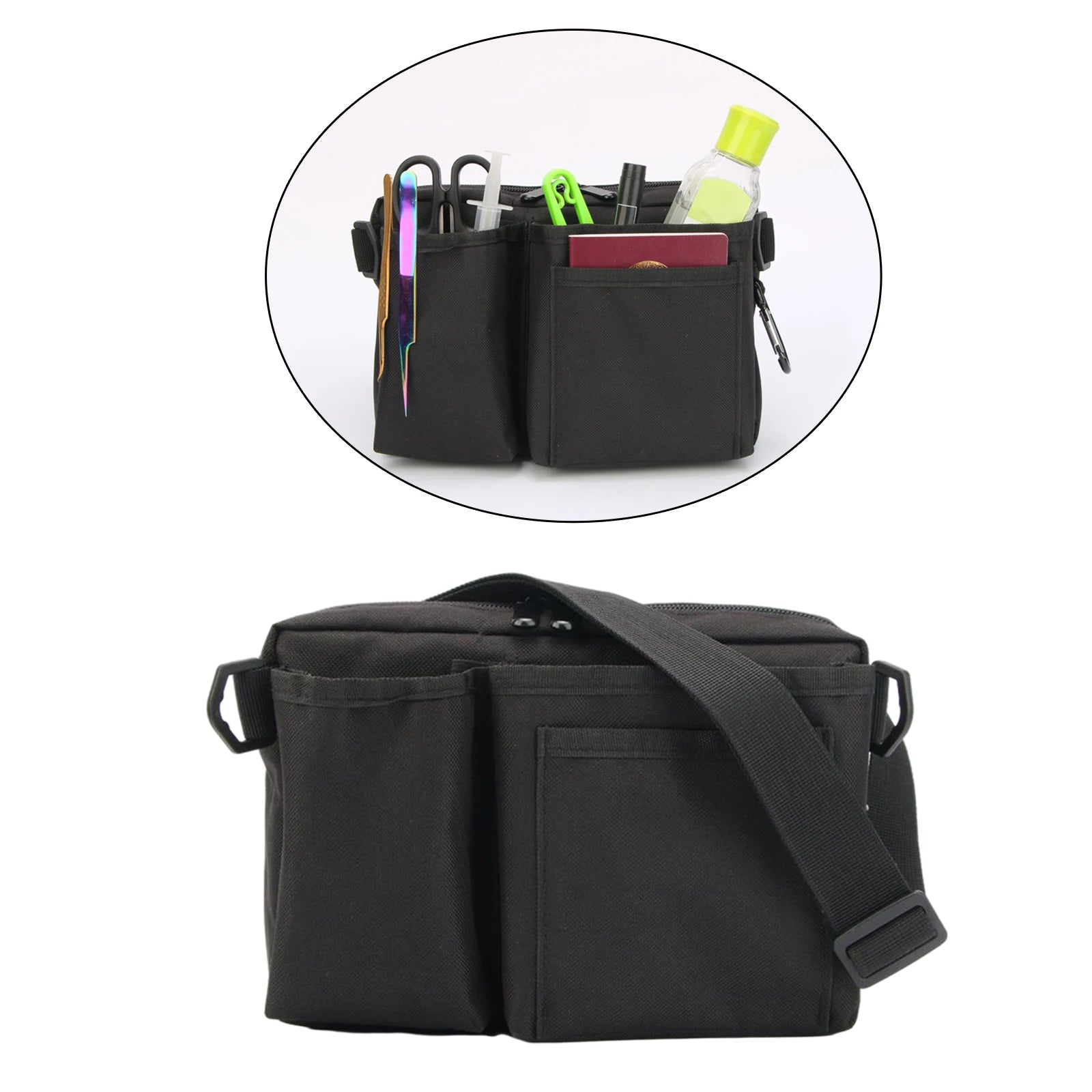 Nurse Fanny Pack Stethoscopes Durable Emergency Supplies Medical Gear Pocket Multiple Pockets Nurse Tool Waist Bag Vet Nurse
