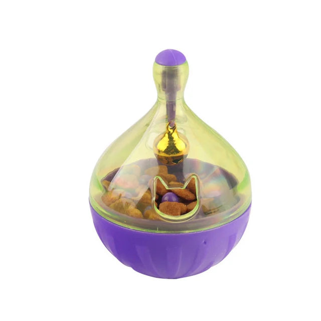 Cat Food Leakage Toys Interactive Food Funnel Plastic Cat Food Dispenser Mouse Ball Shape Tumbler Puzzle Training  Pet Supplies