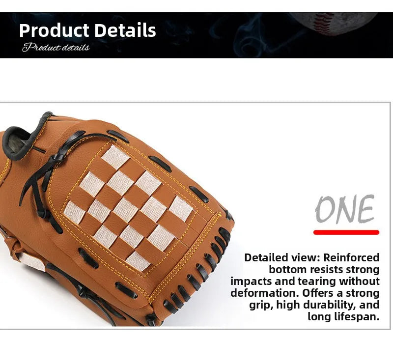 Baseball Gloves PVC PU for Children And Adults Youth Team Building Quality Extension Props Baseball Catching Gloves