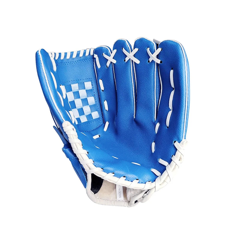 1pc Baseball&Softball Left Hand Gloves, 12.5in, Durable PU Leather, Gloves for Baseball Training and Games, Right Hand Throw