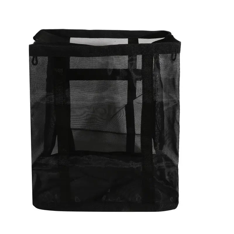 Laundry Hamper Nylon Mesh Laundry Basket Suitable for Bedroom Bathroom  Portable Independent Foldable Dirty Clothes Storage Bag