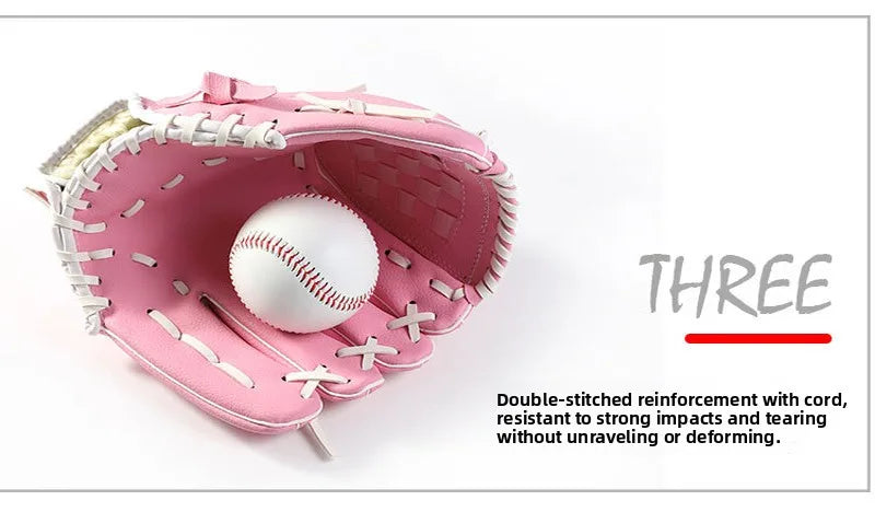 Baseball Gloves PVC PU for Children And Adults Youth Team Building Quality Extension Props Baseball Catching Gloves