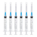 20 Pack 3ml Disposable Luer Lock Syringes with 23Ga 1 Inch Stainless Needle Individually Sealed Packed For Pet Farm Animal