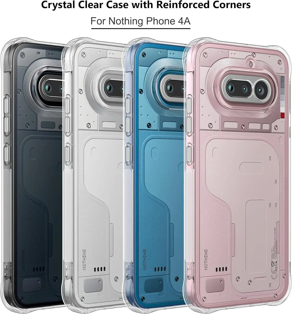 For Nothing Phone 4A 4 A Reinforced Corners Case For Phone4A Soft Clear TPU Shockproof Mobile Phone Cases Back Cover Coque Funda