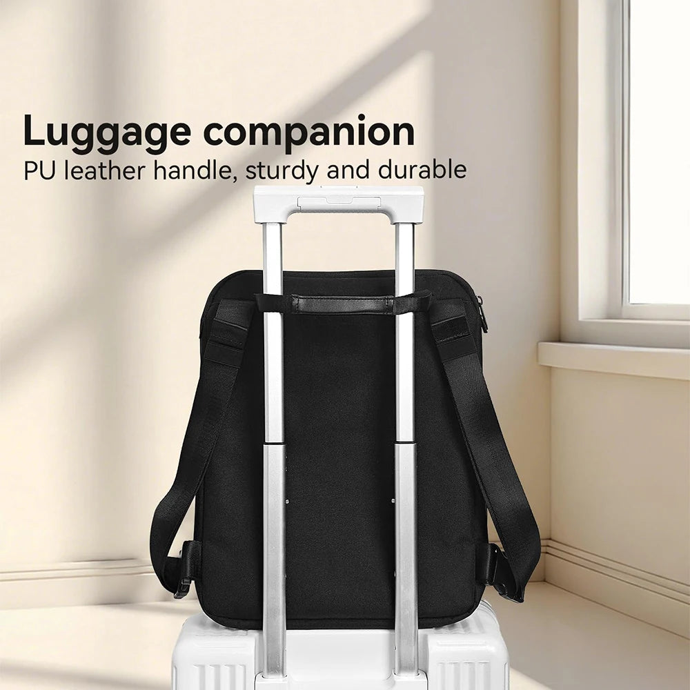 External Luggage Bag for Luggage Travel Organizer Storage Bag Lightweight 15.6-inch Laptop Handbag Suitcase Additional Vest Bag