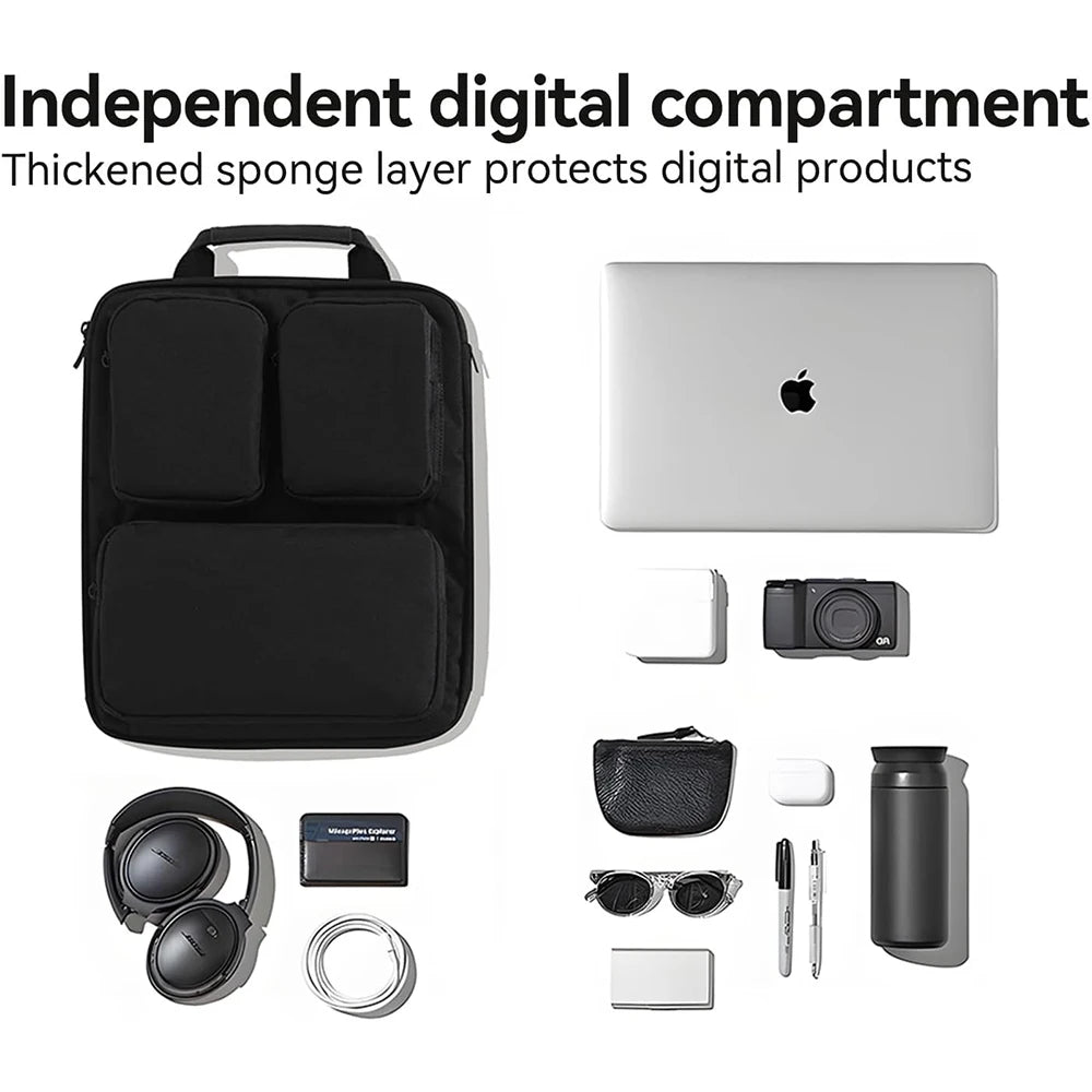 External Luggage Bag for Luggage Travel Organizer Storage Bag Lightweight 15.6-inch Laptop Handbag Suitcase Additional Vest Bag