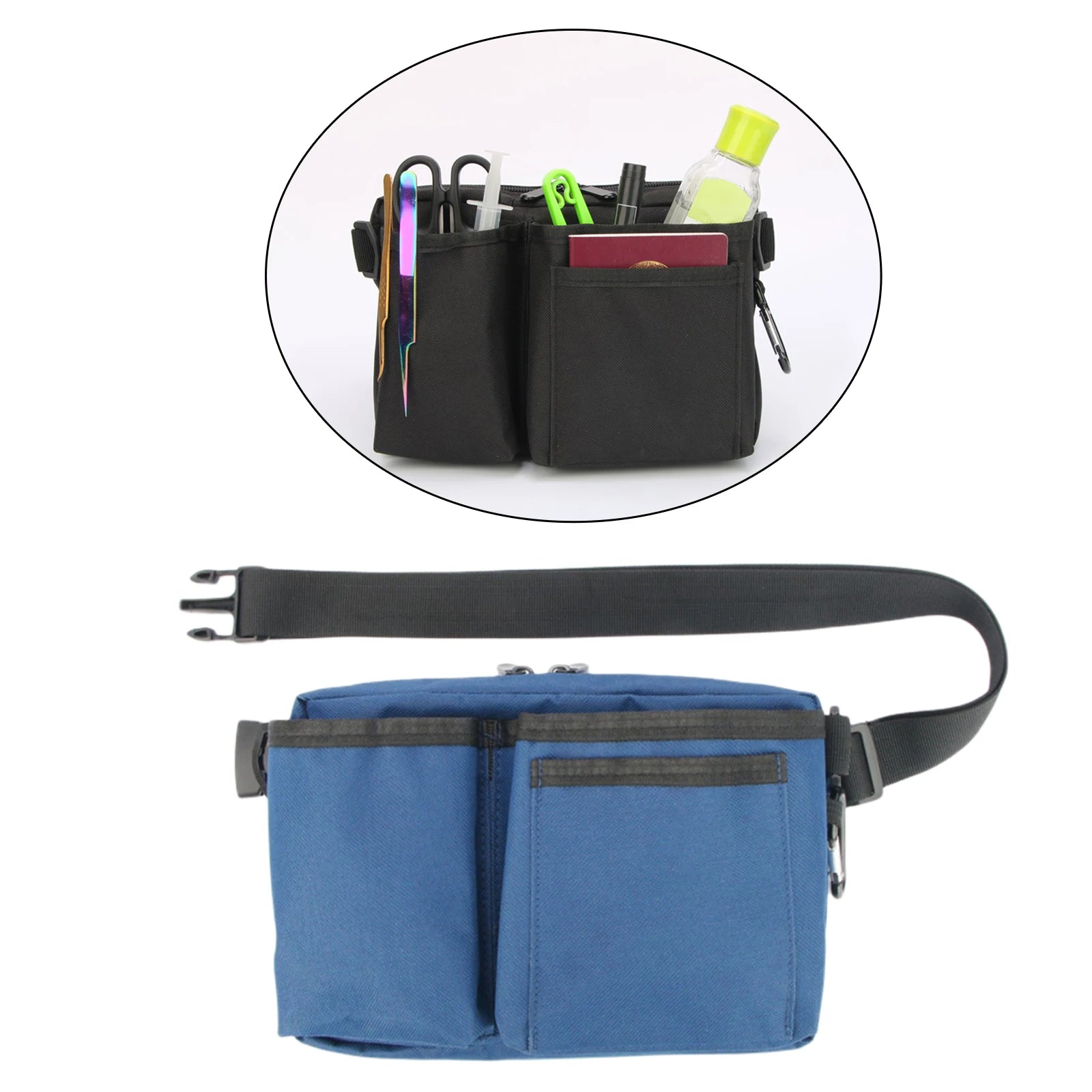 Nurse Fanny Pack Stethoscopes Durable Emergency Supplies Medical Gear Pocket Multiple Pockets Nurse Tool Waist Bag Vet Nurse
