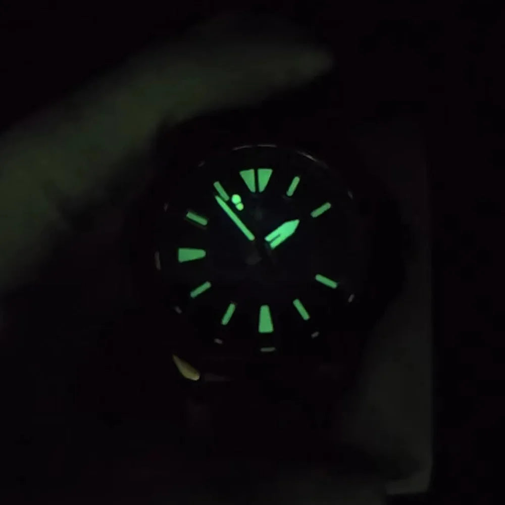 OUMASHI Grenade Men's Watch 42mm NH35A Automatic Luxury Watch with Movement Sapphire Glass Stainless Steel Case Waterproof Watch