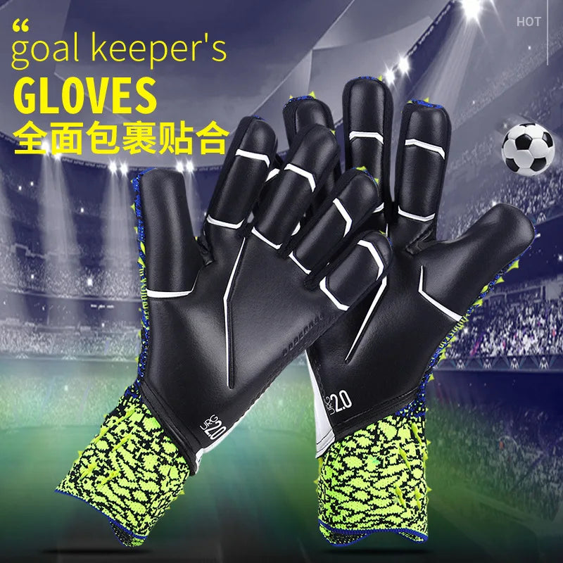 hot Goalkeeper gloves  Professional Teenager Goalkeeper Soccer Goalie Gloves