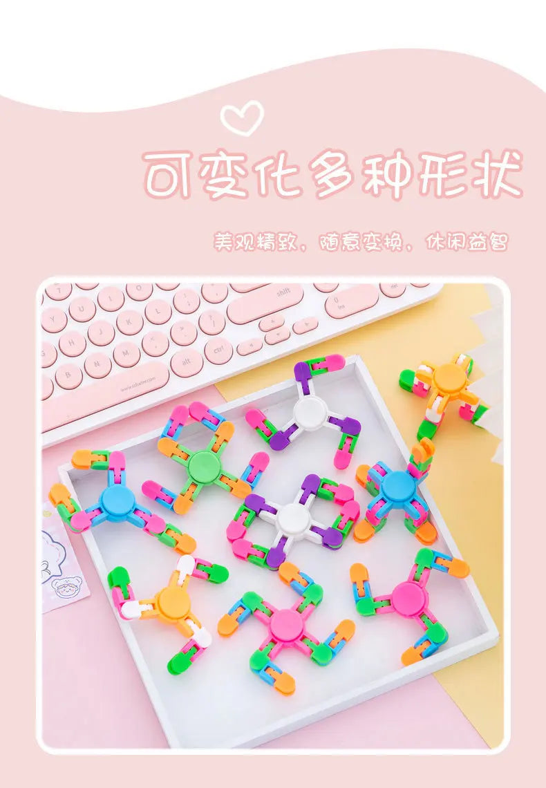 Fun Fidget Spinner Stress Relief Toys for Kids Birthday Party Gifts Souvenirs Kindergarten Back To School Pack Boys Girls Prizes