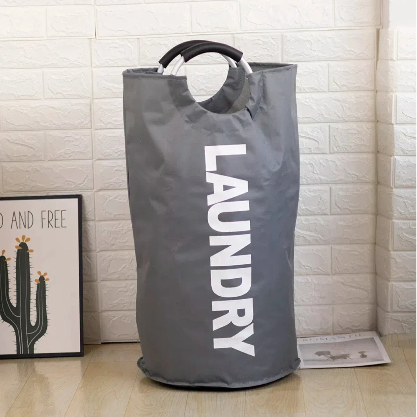 Large-capacity Laundry Hamper Bag With Handle Dirty Clothes Basket Bathroom Dirty Clothes Organizer Toys Storage Basket
