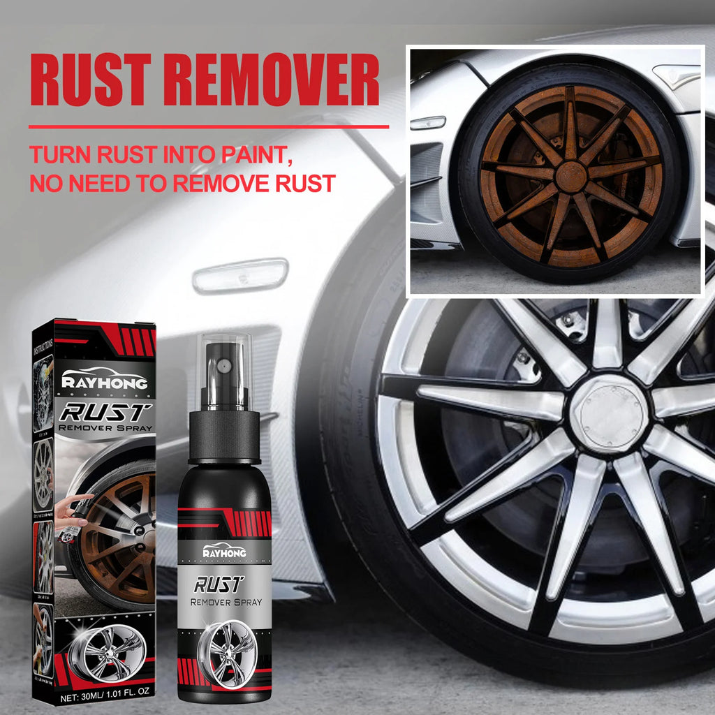 Deoxidizer Spray, Antirust Agent, Cleaning Chrome Plating Metallic Paint, Antioxidant Lubricant for Automobile Maintenance