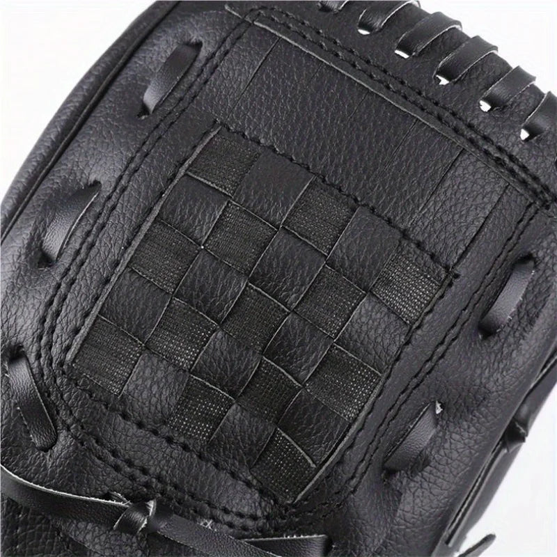 1pc Baseball&Softball Left Hand Gloves, 12.5in, Durable PU Leather, Gloves for Baseball Training and Games, Right Hand Throw